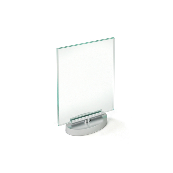 Azar Displays Two-Sided Revolving Acrylic Sign Holder Frame 5"W X 7"H, PK2 252941